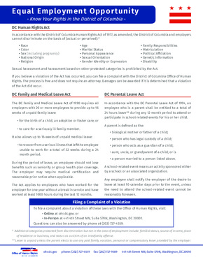 district of columbia eeo poster  small