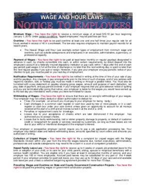 hawaii wages poster small