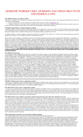 nevada domestic workers bill of rights small