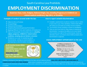 south carolina updated employment poster pregnancy accommodation small