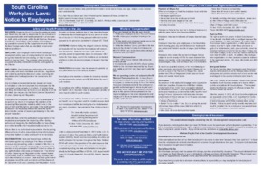 south carolina allinoneworkplacelawsposter small