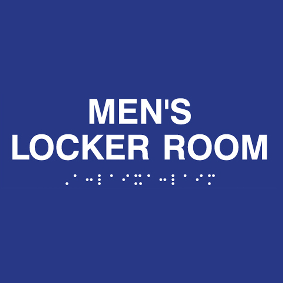 ADA Men’s Locker Room Wall Sign | LABORLAWHRSIGNS